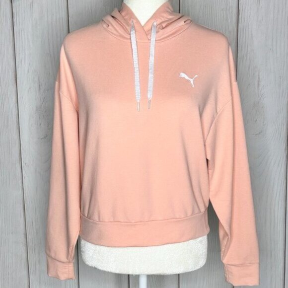 Puma Pink Long Sleeve Hoodie Sweater. - Picture 1 of 3
